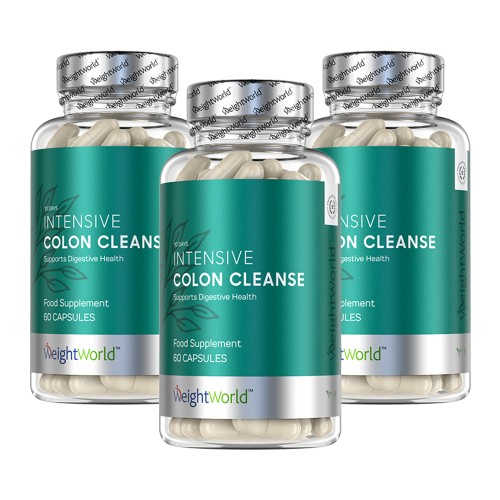 Colon Cleanse - 3x60 Kapsler - Intensive Colon Cleanse - Colon Cleanse Pills - Colon Cleanse Piller - Piller Mod Luft i Maven - Colon Cleanse Detox