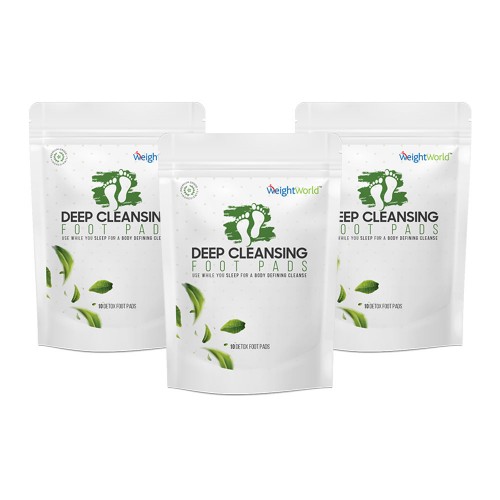 Detox Fodplastre - 5 Dages Udrensningsprogram - 100 % Naturlige Ingredienser - 3x10 Plastre - Renser Kroppen Mens Du Sover - Synligt Resultat