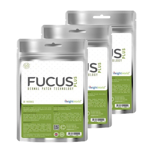 Fucus Slankeplaster - Spar 20 % - 90 Plaster - 3 Månedersforbrug - Med Fucus Vesiculosus - Utrolig Brugervenlige Plaster - Naturlige Ingredienser